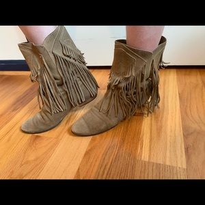 Vintage Fringe Boot
